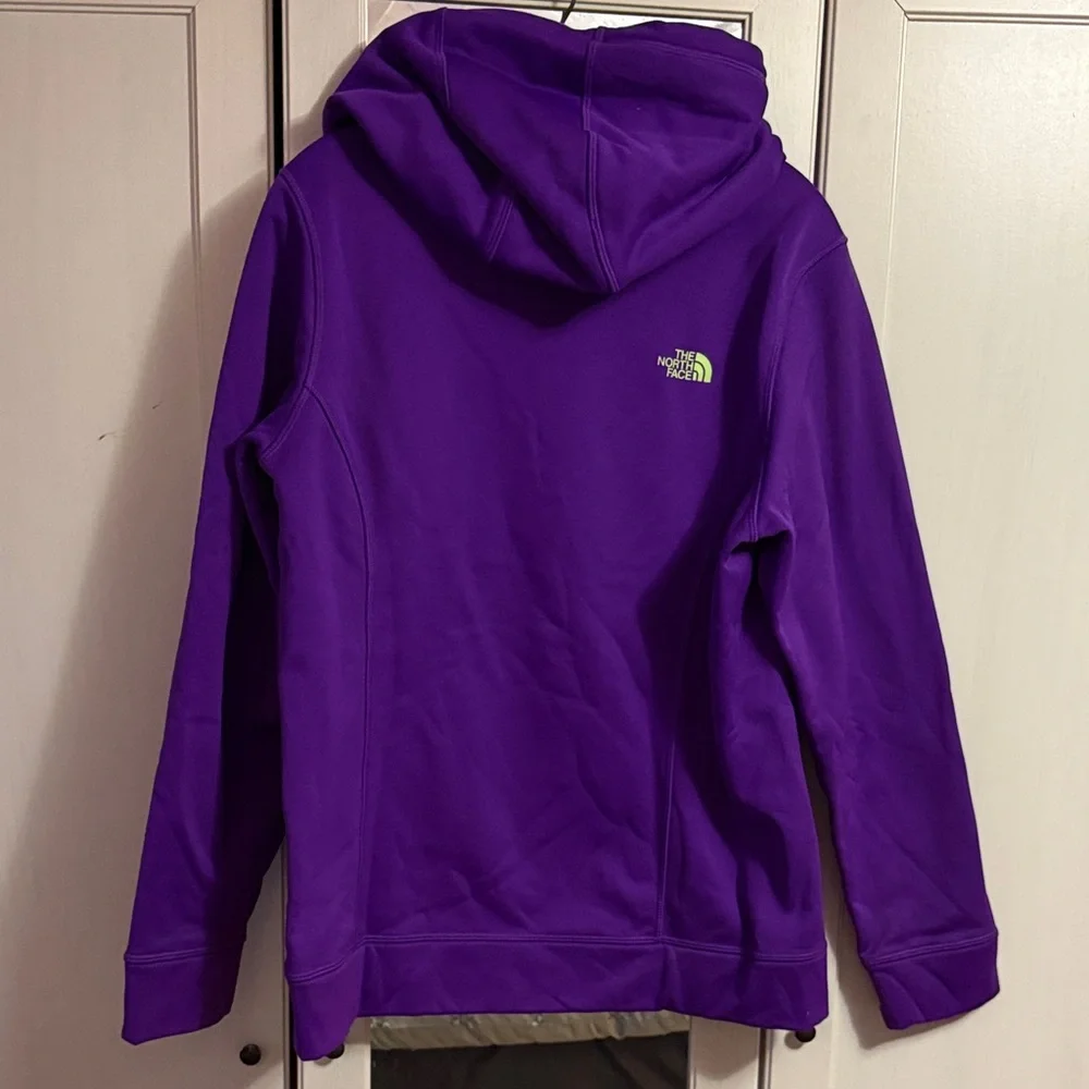 The North Face Purple Hoodie with Green Accents - Picture 2 of 2